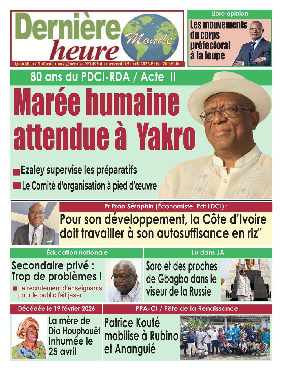 Dernière Heure Monde