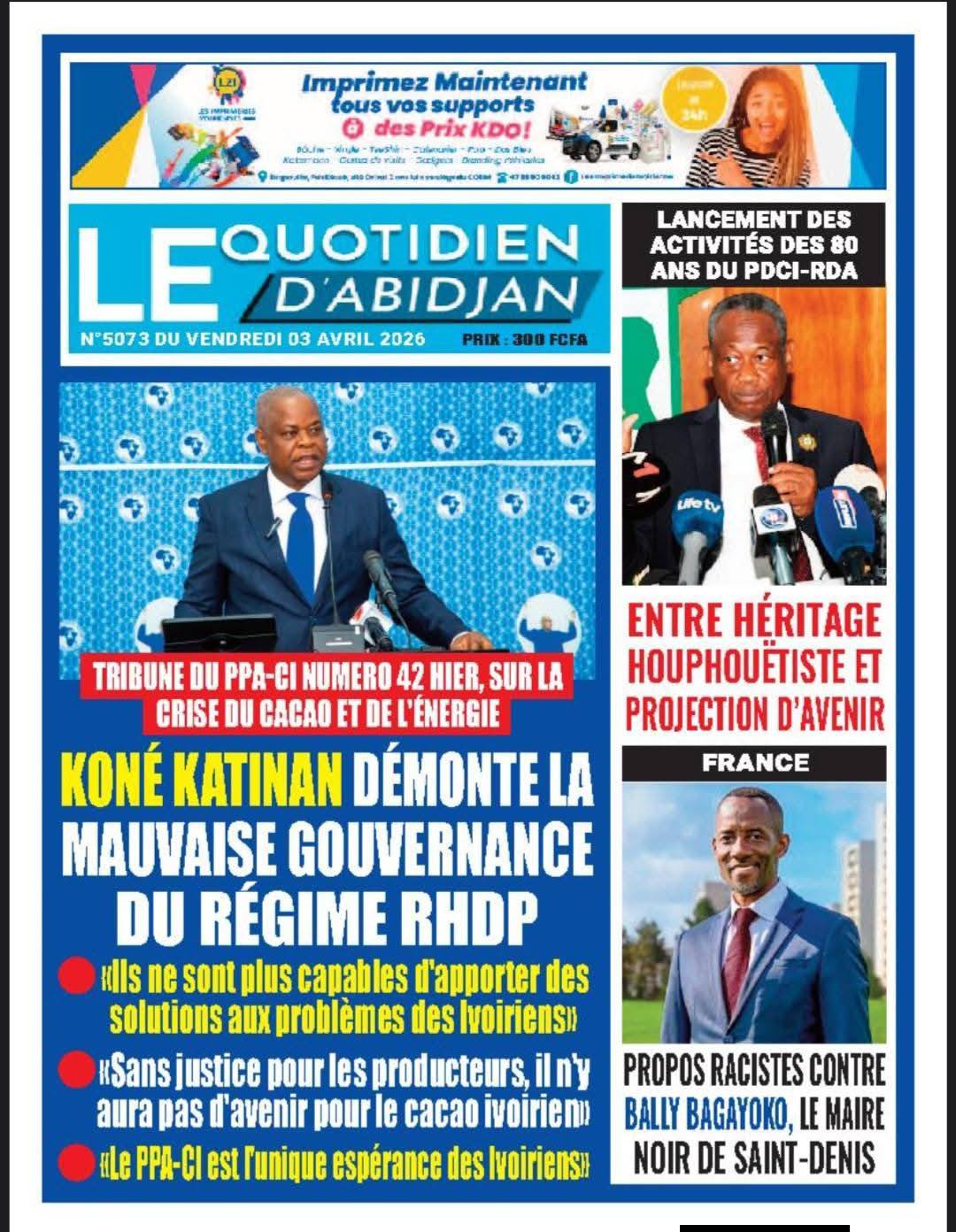 Le quotidien d'Abidjan